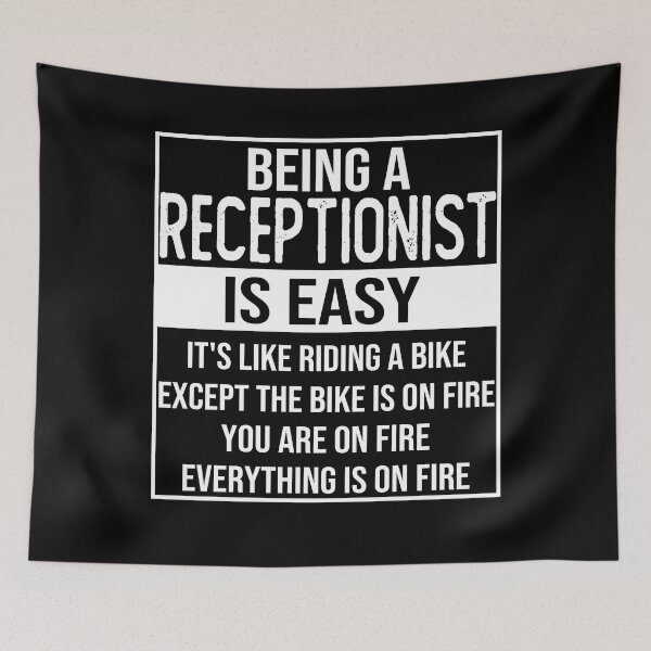Item preview, Funny receptionist saying: being a receptionist is easy receptionist gifts designed and sold by alaechamlal.