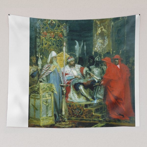 Item preview, Henryk Siemiradzki Alexander Nevsky ontvangt een Pauselijke afgevaardigde 1 designed and sold by TeeARTHY.