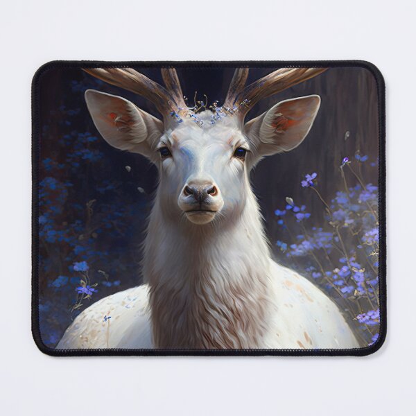 Item preview, Blueflower Deer designed and sold by el3v3n11art.