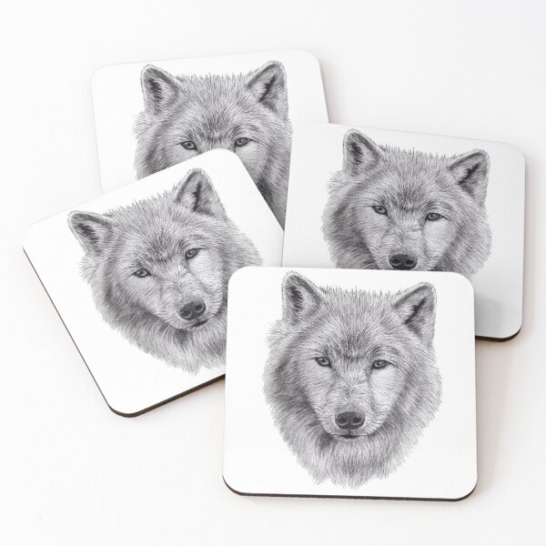 Item preview, wolf portrait designed and sold by SylvieG18.