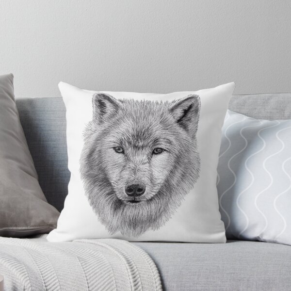 Item preview, wolf portrait designed and sold by SylvieG18.