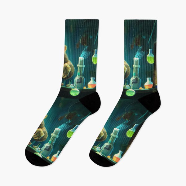 Item preview, Insane scientist monkey in a lab  designed and sold by myseptember18th.