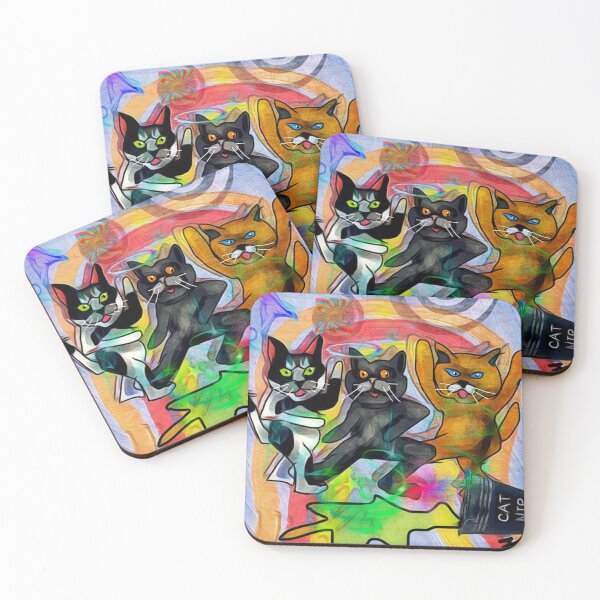 Item preview, "Psychedelic Purr" designed and sold by HoofDog.
