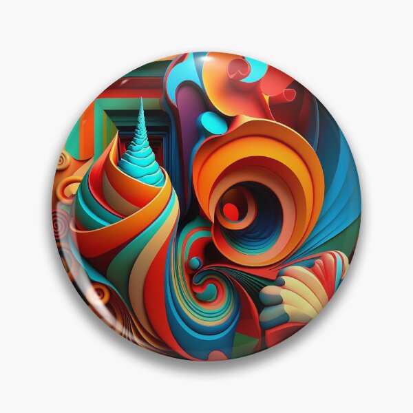 Item preview, Vibrant 3D Abstractionism Artwork designed and sold by EnzoZs.