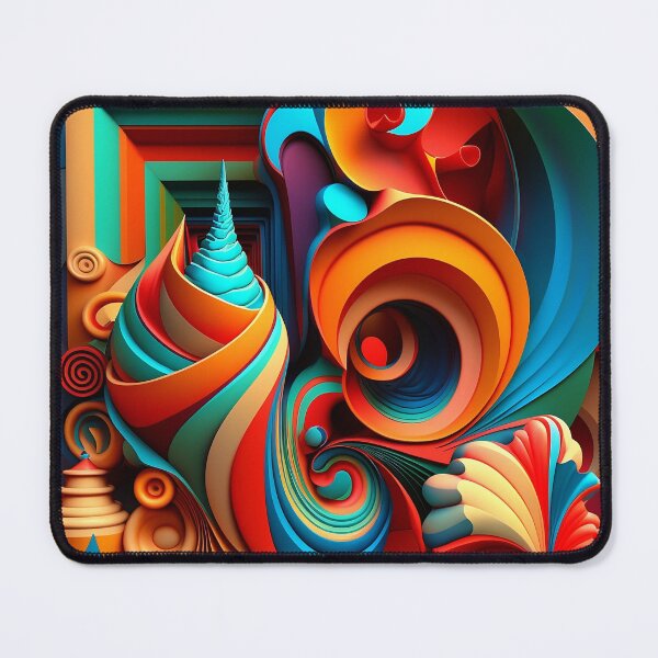 Item preview, Vibrant 3D Abstractionism Artwork designed and sold by EnzoZs.