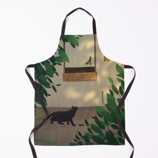 Item preview, Courtyard Cat and Bird designed and sold by jastinamor.