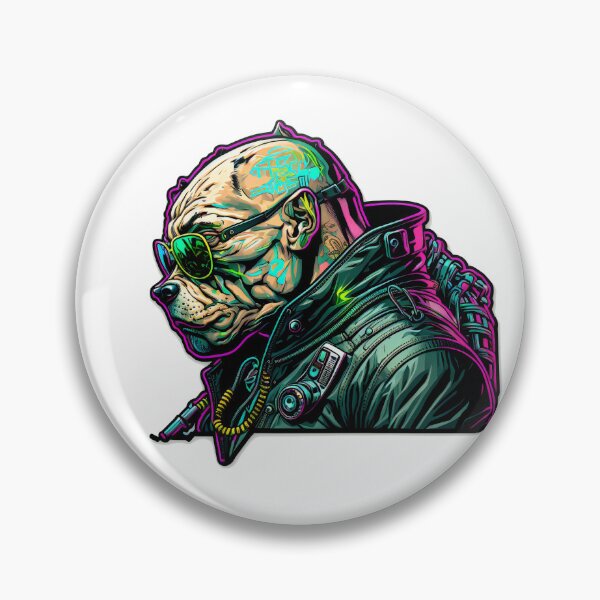 Artikelvorschau, CyberPunk-Pitbull Nr. 6 entworfen und verkauft von OregonArtForAll.