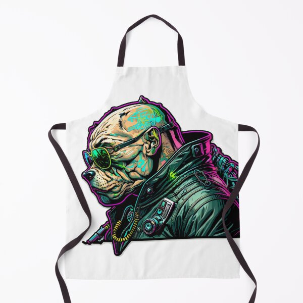 Artikelvorschau, CyberPunk-Pitbull Nr. 6 entworfen und verkauft von OregonArtForAll.