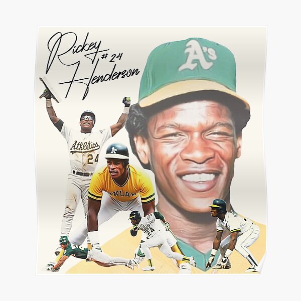 Rickey Henderson Stolen Base Poster for Sale by RatTrapTees