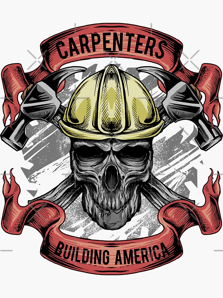 Building America Union Ironworker Bumper Sticker #B313