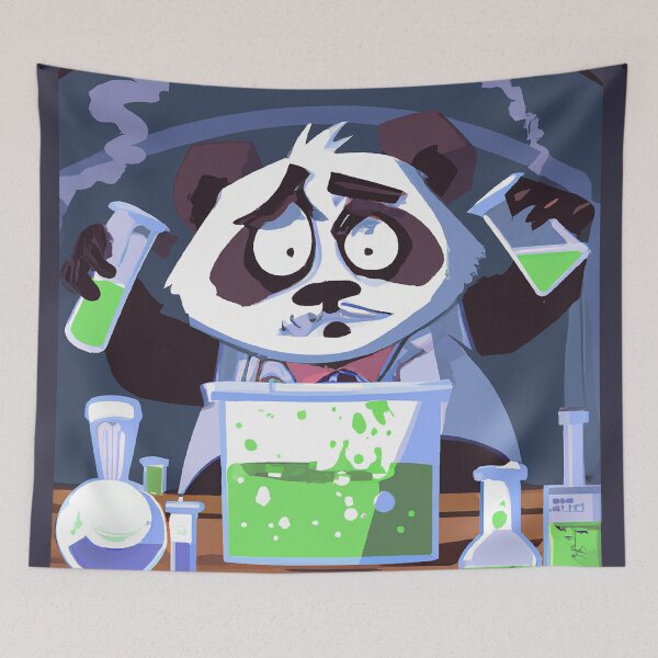 Item preview, panda scientist designed and sold by myseptember18th.
