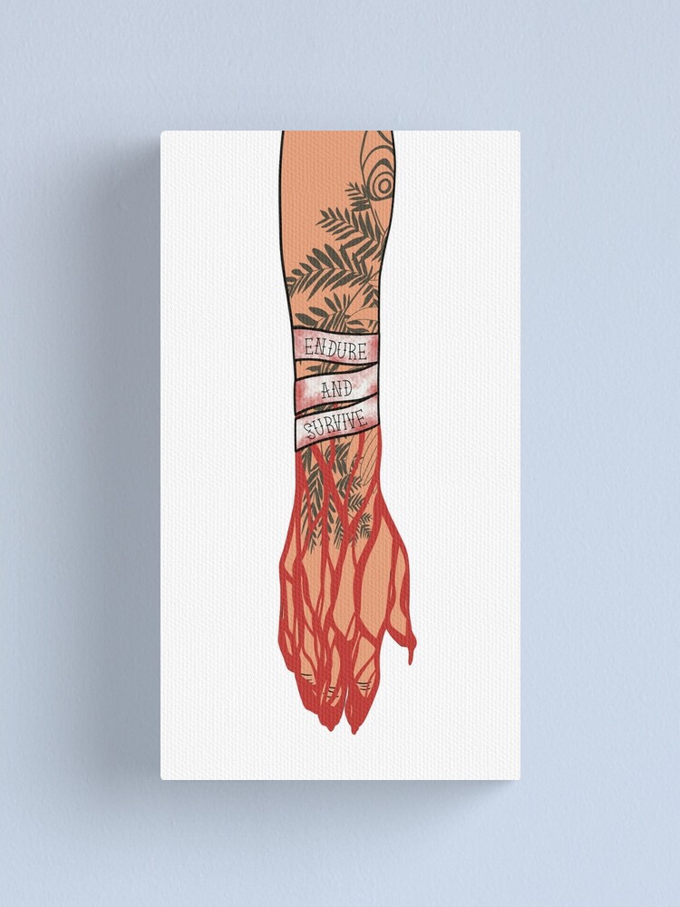Ellie's Tattoo The Last of Us Canvas Print for Sale by artwithkristen