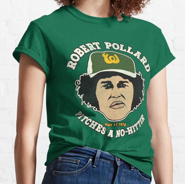 Pollard Throws No-Hitter T-Shirt from Homage. | Gold | Vintage Apparel from Homage.