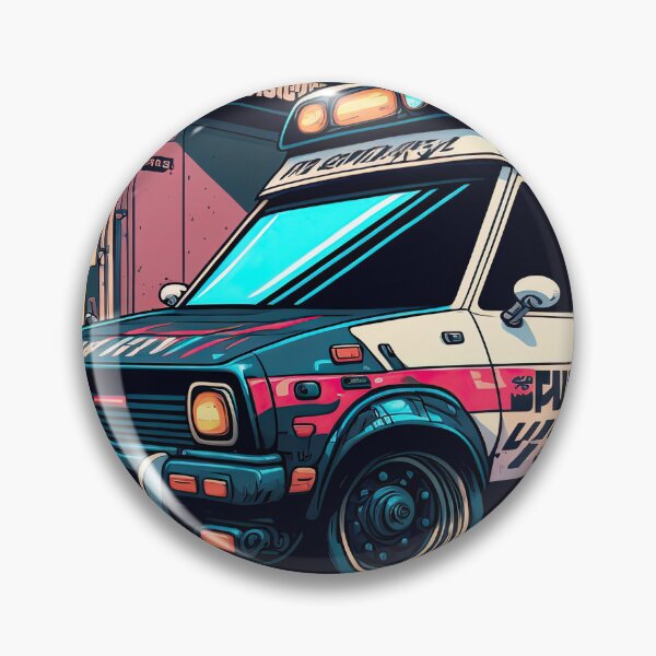 Item preview, Cool Retro Police Hatchback Small Car designed and sold by ultra-cool.