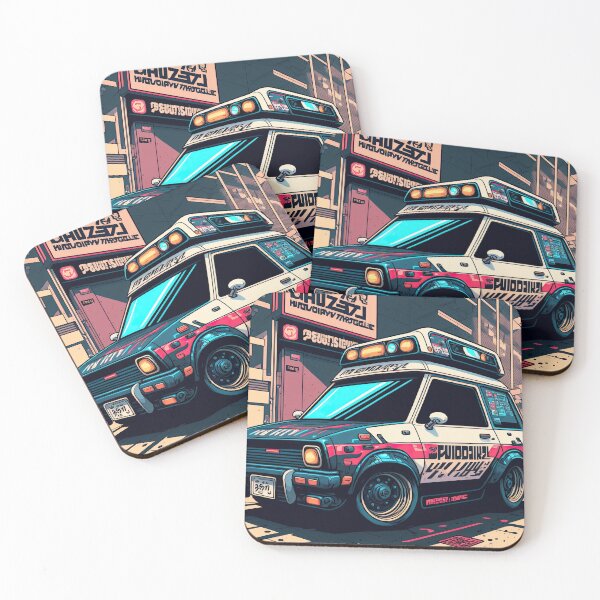 Item preview, Cool Retro Police Hatchback Small Car designed and sold by ultra-cool.