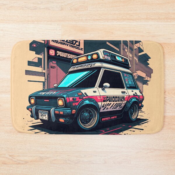 Item preview, Cool Retro Police Hatchback Small Car designed and sold by ultra-cool.