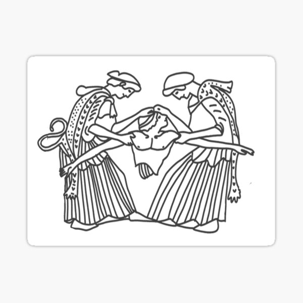 Item preview, Death of Pentheus Line Art designed and sold by TZGSArt.