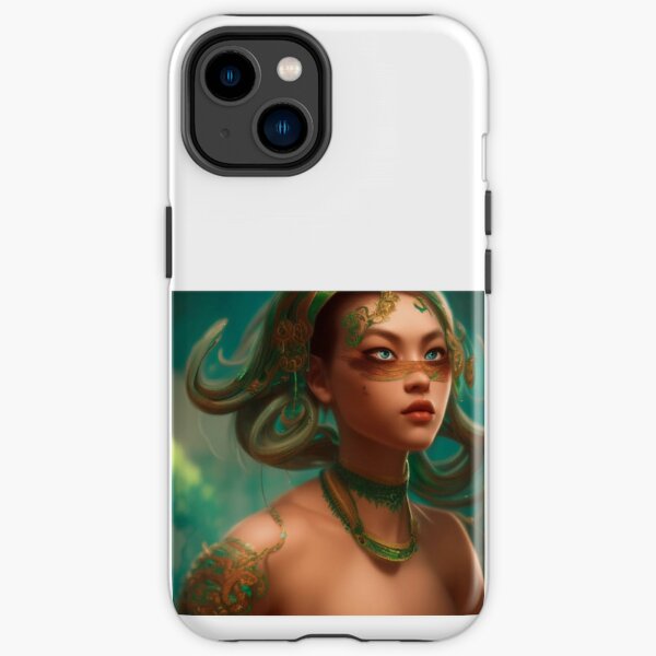 Enigmatic jade girl in G-string iPhone Tough Case