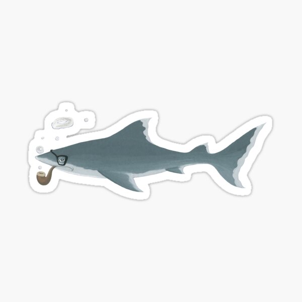 Professor Shark Sticker