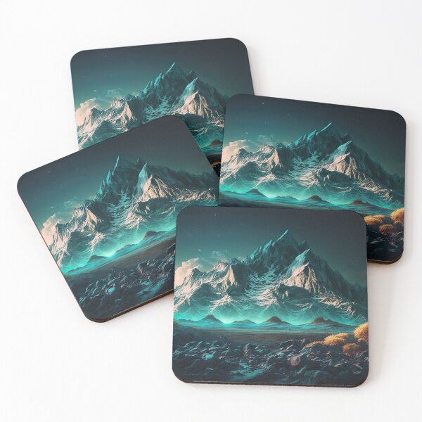 Item preview, Fantastic mountain landscape mk.2 designed and sold by ArtEatLove.