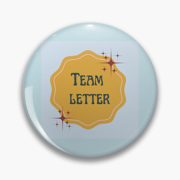 Item preview, Team letter designed and sold by Sidney  Hildebrandt.