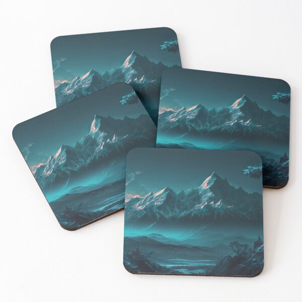 Item preview, Fantastic mountain landscape mk.4 designed and sold by ArtEatLove.