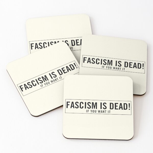 Item preview, FASCISM IS DEAD! (If You Want It) Bumper Sticker Style designed and sold by DH182Designs.