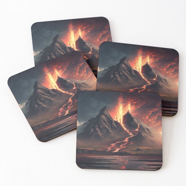 Item preview, Fantastic mountain landscape mk.5 designed and sold by ArtEatLove.