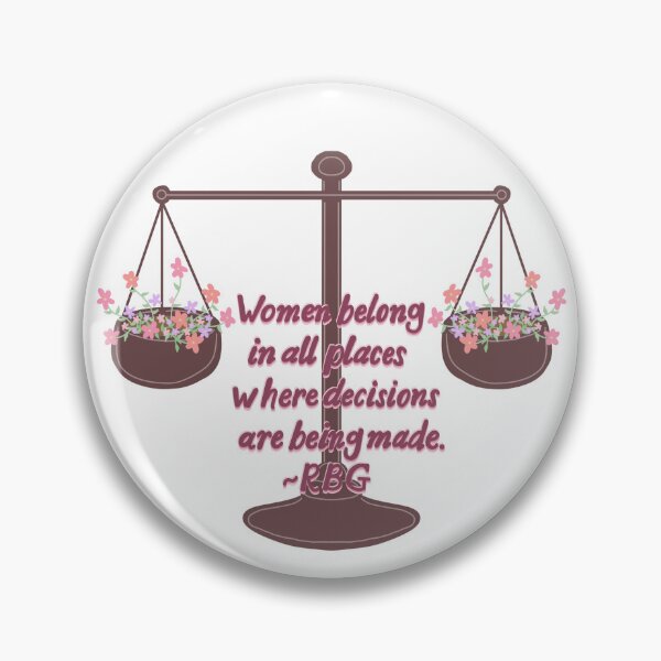 Item preview, RBG Quote Scale of Justice designed and sold by Ldebranski.