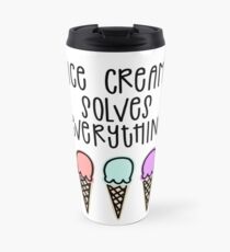 Ice Cream Solves Everything Travel Mug