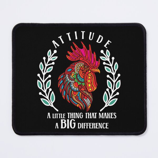 Item preview, Attitude A Little Thing That Makes A Big Difference Chicken Dark Color Optimized designed and sold by designsmostfowl.