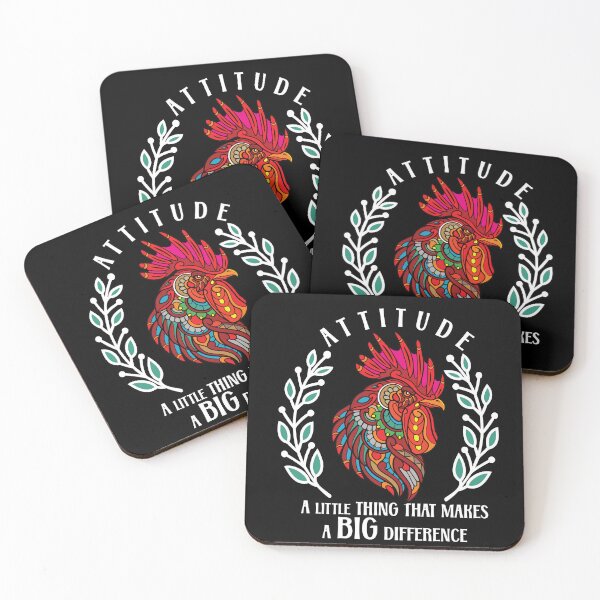 Item preview, Attitude A Little Thing That Makes A Big Difference Chicken Dark Color Optimized designed and sold by designsmostfowl.