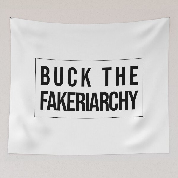 Item preview, Buck the Fakeriarchy - White Background designed and sold by AlyssaAdamz.