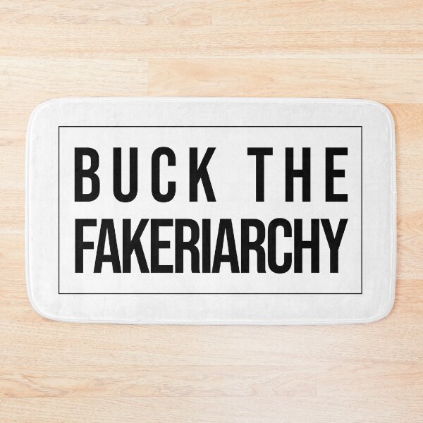 Item preview, Buck the Fakeriarchy - White Background designed and sold by AlyssaAdamz.