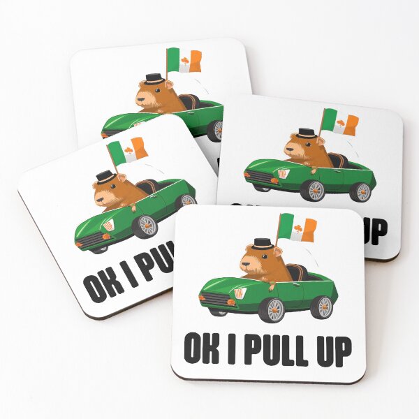 Item preview, Ok I Pull up for St. Patricks Day - Capybara designed and sold by Animally-Ai.