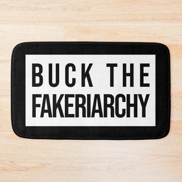 Item preview, Buck the Fakeriarchy - Black Background designed and sold by AlyssaAdamz.