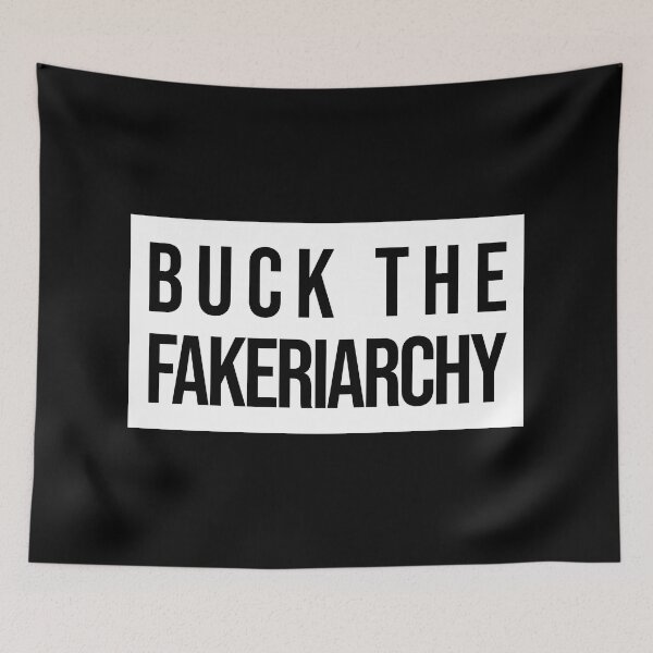 Item preview, Buck the Fakeriarchy - Black Background designed and sold by AlyssaAdamz.