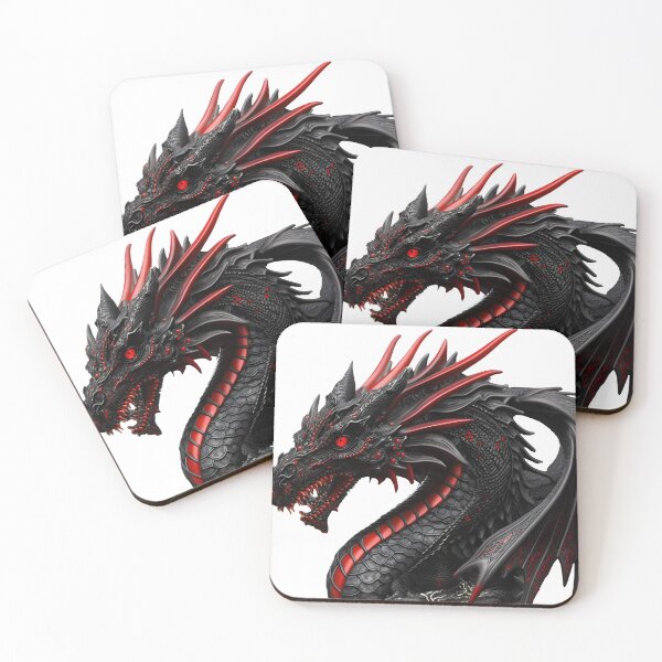 Item preview, Red-Eyed Black Dragon Unleash the Fiery Fury - V1 designed and sold by THANKS4BUYING ⭐⭐⭐⭐⭐.