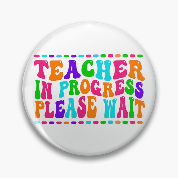 Item preview, Student Teacher Groovy Design Stylish Teacher in Progress designed and sold by design880.