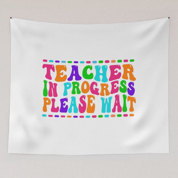 Item preview, Student Teacher Groovy Design Stylish Teacher in Progress designed and sold by design880.