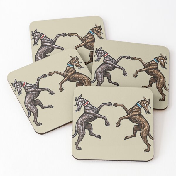 Item preview, Heraldic Hounds designed and sold by FreyStrandDraws.