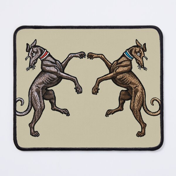 Item preview, Heraldic Hounds designed and sold by FreyStrandDraws.