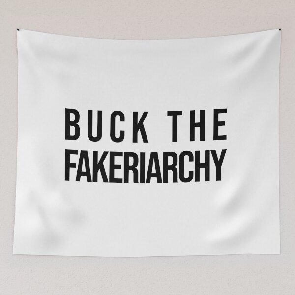 Item preview, Buck the Fakeriarchy - White designed and sold by AlyssaAdamz.