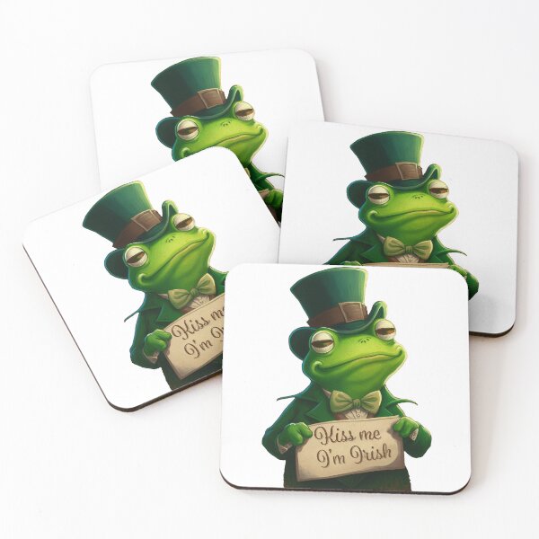 Item preview, Kiss me I'm Irish Frog designed and sold by Animally-Ai.