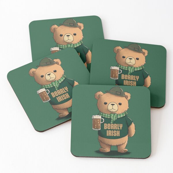 Item preview, Bearly Irish designed and sold by Animally-Ai.