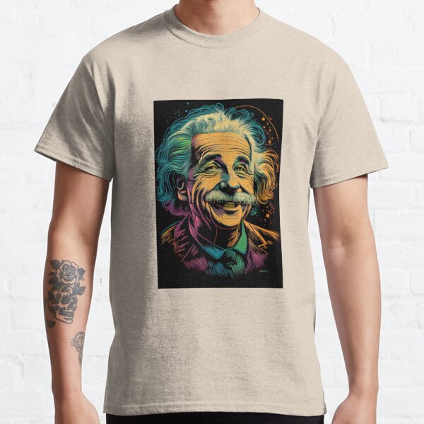 Albert Einstein Smiling Classic T-Shirt