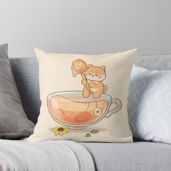 Item preview, Shiba Honey Tea Cup T-Shirt designed and sold by Kukookat.