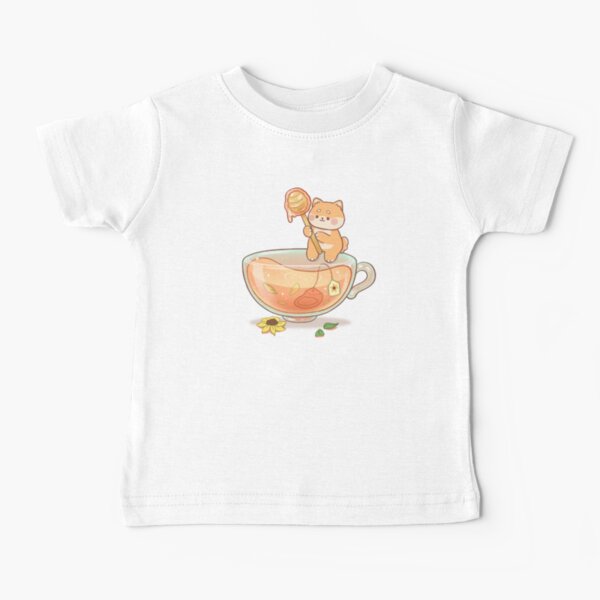 Shiba Honey Tea Cup T-Shirt Baby T-Shirt