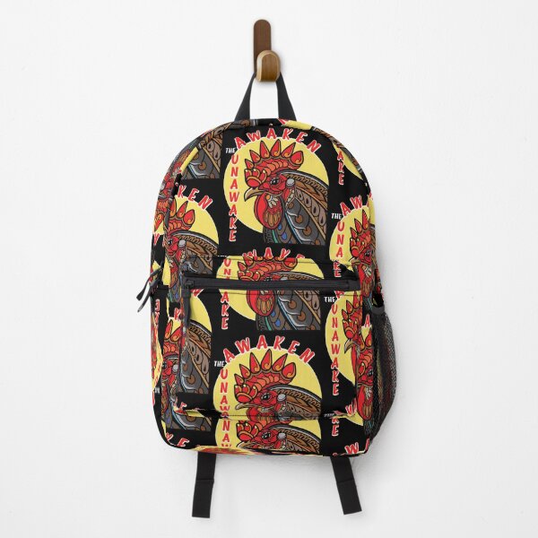 Item preview, Awaken The Unawake Rooster Dark Color Chicken designed and sold by designsmostfowl.