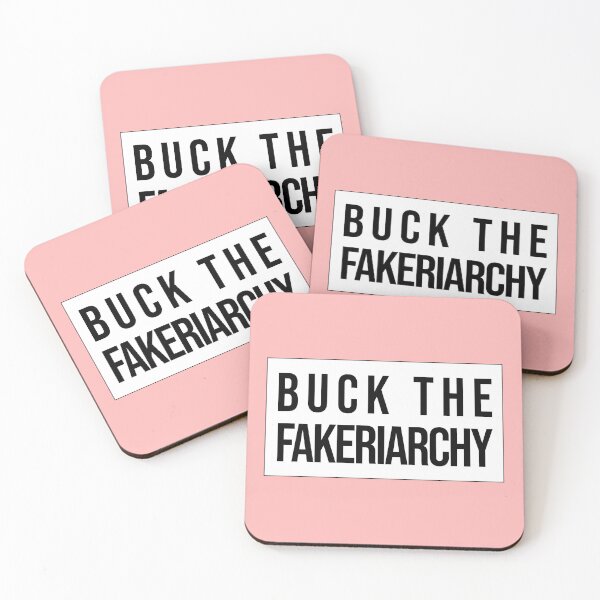Item preview, Maddie's Buck the Fakeriarchy Sticker - Pink Background designed and sold by AlyssaAdamz.